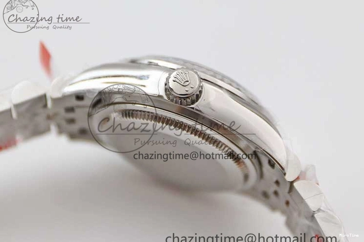 MiroTime 0516 Lady DateJust 28 SS TWF 1:1 Best Edition 904L Steel Purple Dial Roman Markers on President Bracelet NH TravelReady 2172